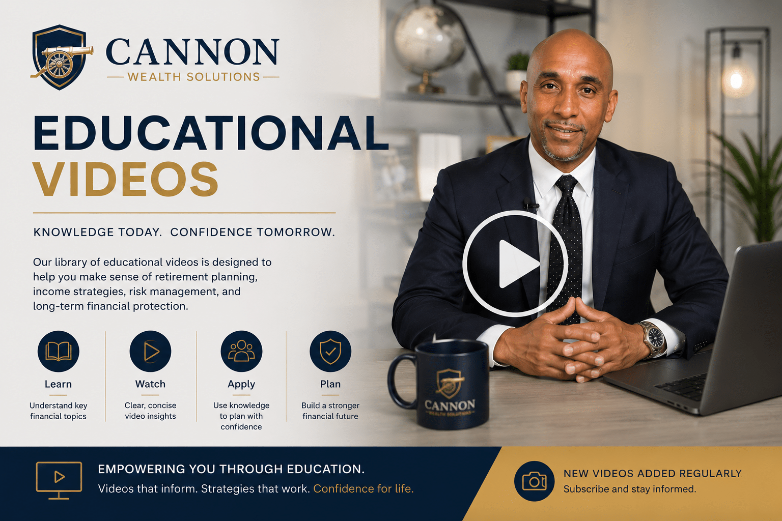 Educational retirement videos showcase